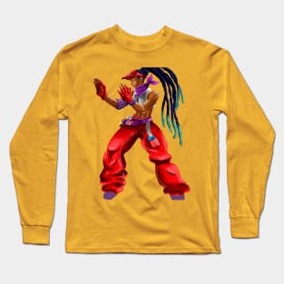 Afro-american fighter Long Sleeve T-Shirt